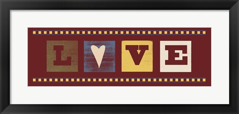 Framed Love Print