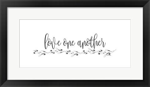 Framed Love One Another Print