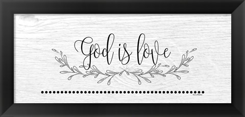Framed God is Love Print