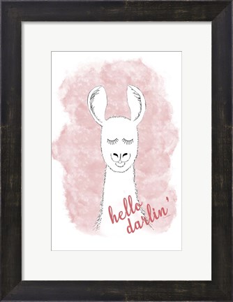 Framed Hello Darlin&#39; Print