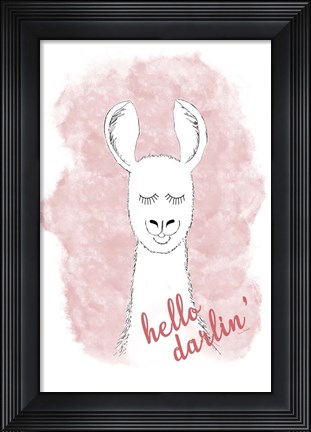 Framed Hello Darlin&#39; Print