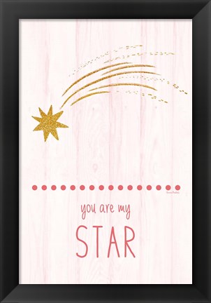 Framed You Are My Star Print