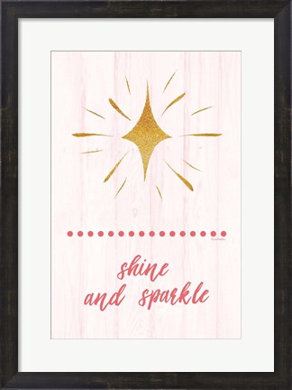 Framed Shine and Sparkle Print
