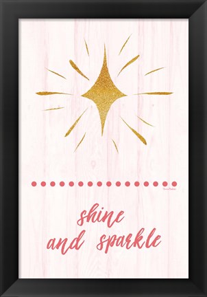 Framed Shine and Sparkle Print