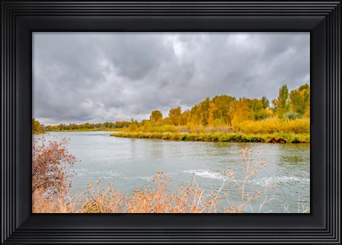 Framed Snake River Autumn VI Print