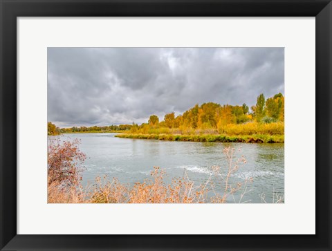 Framed Snake River Autumn VI Print