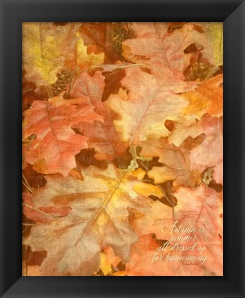 Framed Autumn Dressed Up Print