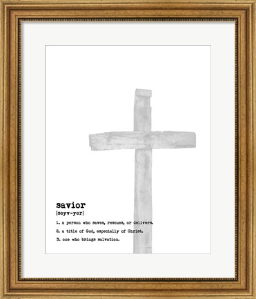 Framed Savior Print