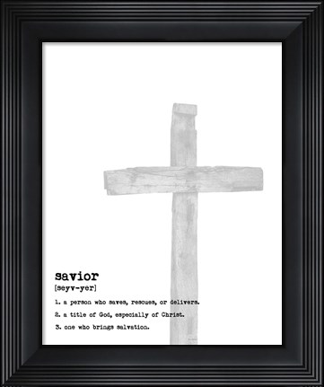 Framed Savior Print