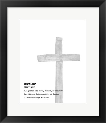 Framed Savior Print