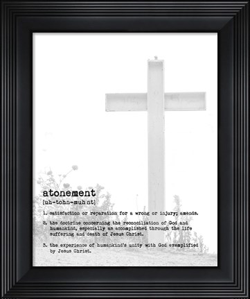 Framed Atonement Print
