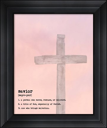 Framed Savior III Print