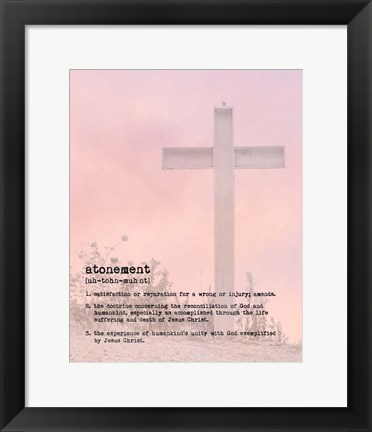 Framed Atonement III Print