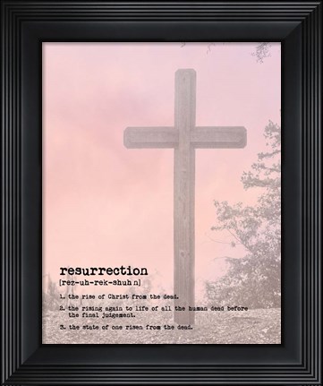 Framed Resurrection III Print