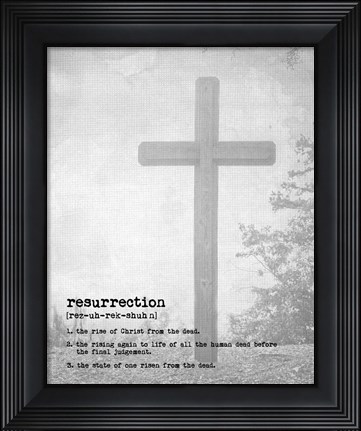 Framed Resurrection II Print