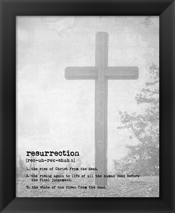 Framed Resurrection II Print