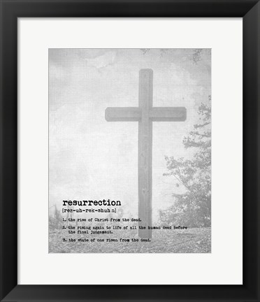 Framed Resurrection II Print