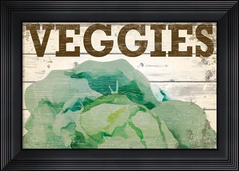 Framed Veggies Print