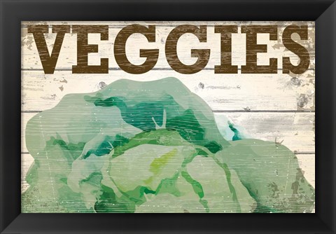 Framed Veggies Print