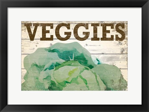 Framed Veggies Print