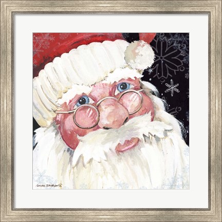 Framed Santa Selfie II Print