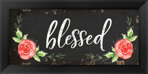 Framed Blessed Print