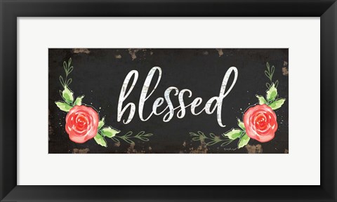 Framed Blessed Print