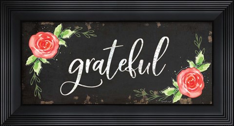 Framed Grateful Print