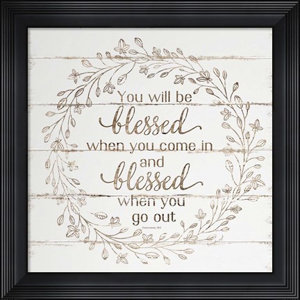 Framed You Will Be Blessed Print