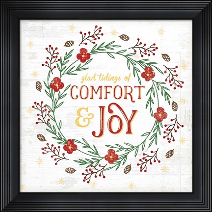 Framed Tidings of Comfort Print