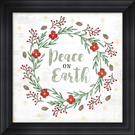 Framed Peace on Earth Print