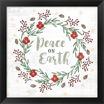 Framed Peace on Earth Print