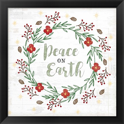 Framed Peace on Earth Print