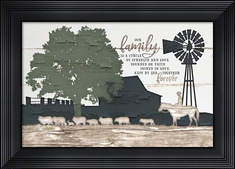 Framed Homestead I Print