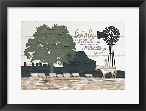 Framed Homestead I Print