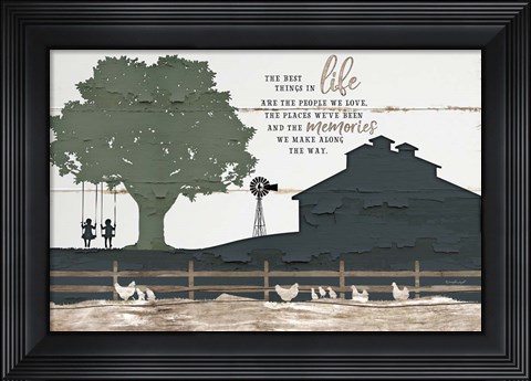Framed Homestead III Print