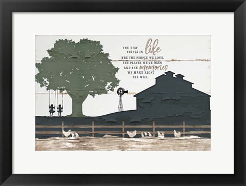 Framed Homestead III Print