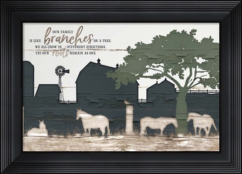Framed Homestead IV Print