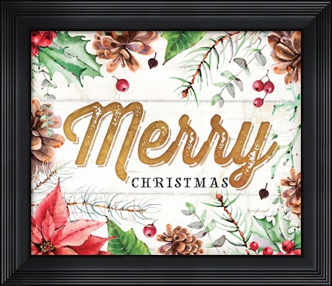 Framed Merry Print