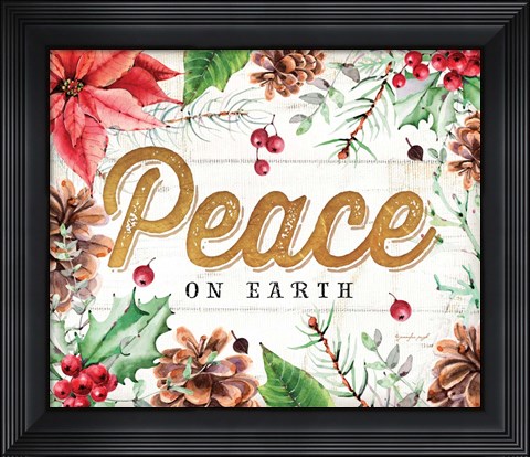 Framed Peace Print