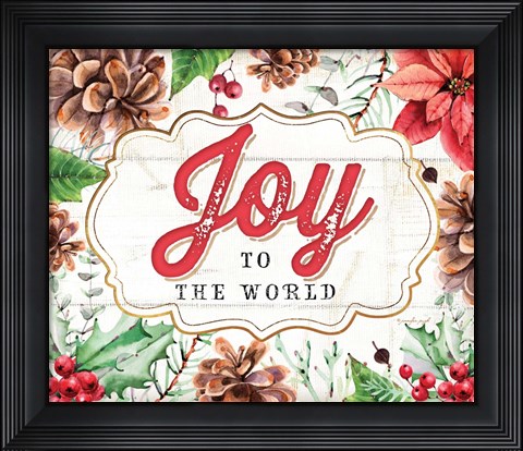 Framed Joy Print
