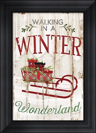 Framed Winter Wonderland Print