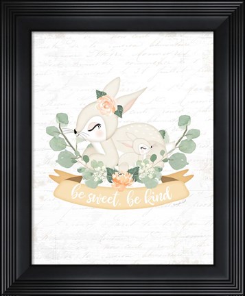 Framed Sweet Little Bunny Print