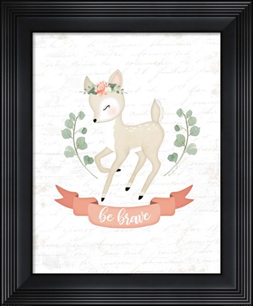 Framed Sweet Little Deer Print
