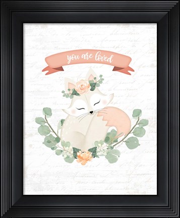 Framed Sweet Little Fox Print