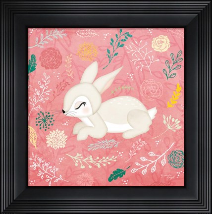 Framed Woodland Bunny Print