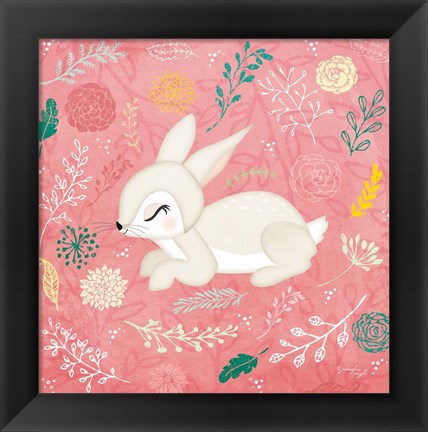 Framed Woodland Bunny Print