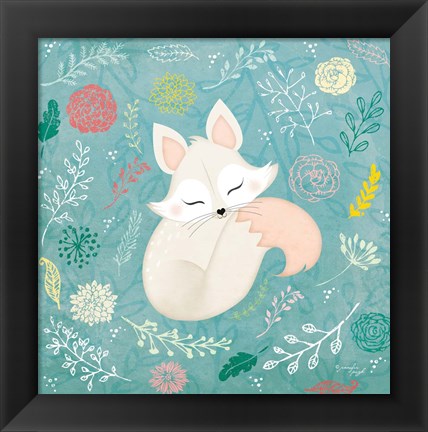 Framed Woodland Fox Print