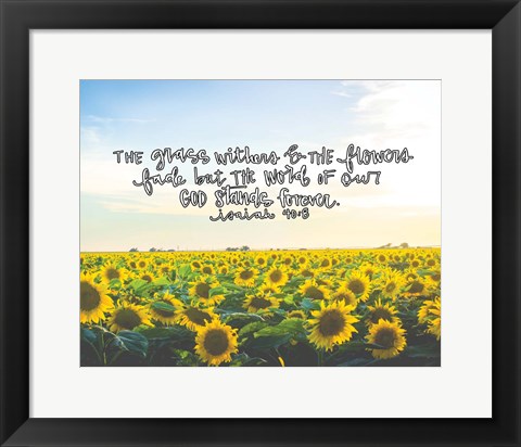 Framed Flowers Fade Print