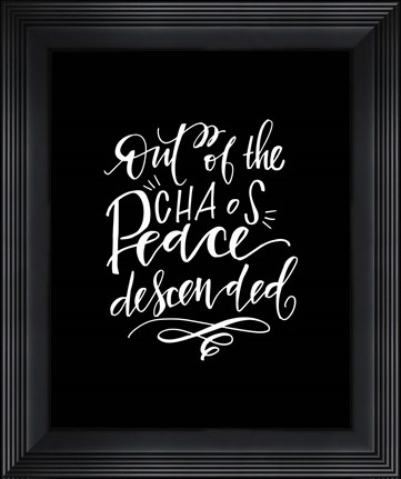 Framed Chaos Print